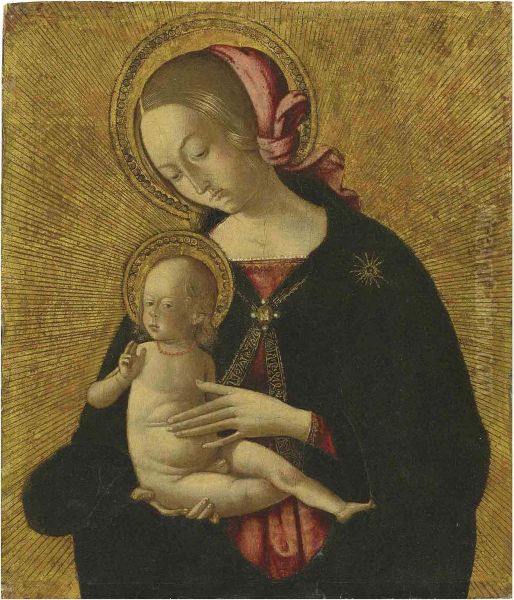 The Madonna And Child Oil Painting by Master Of The Liverpool Madonna