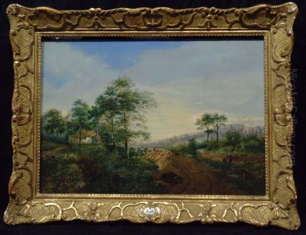 Landschaft Mit Schafherde Oil Painting by Italian Unknown Master