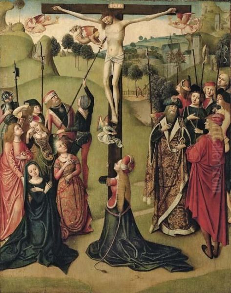 The Crucifixion Oil Painting by The Master Of The Tiburtine