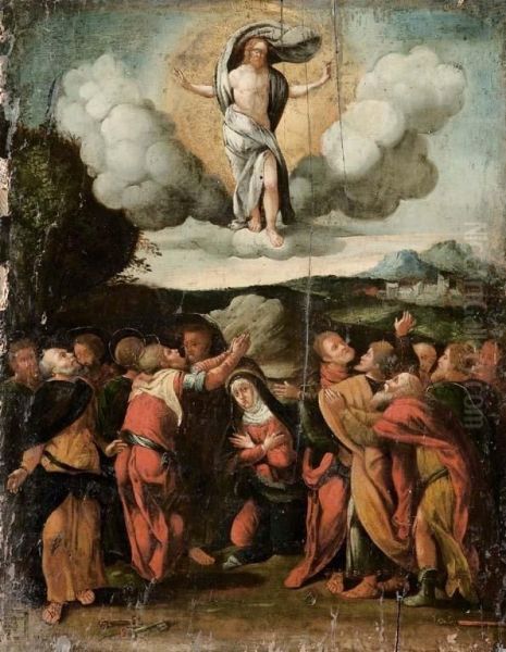 Ascensione Oil Painting by Master Of The Twelve Apostles