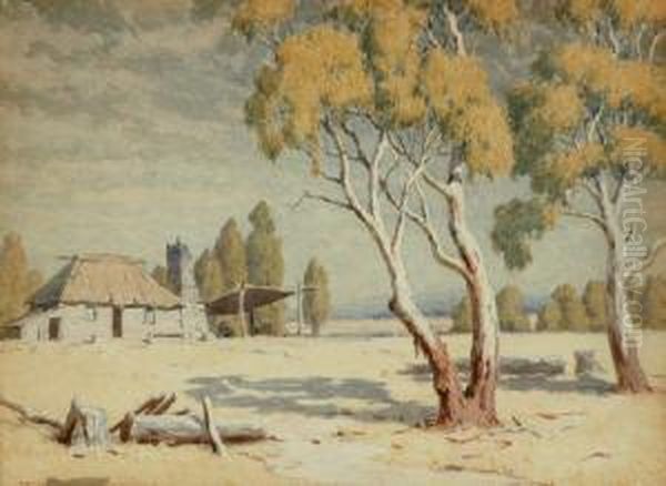 Untitled Oil Painting by John A. Mather