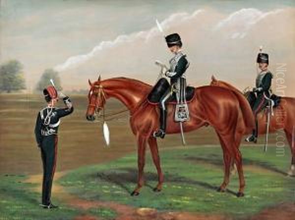 Husares Oil Painting by John Mathews