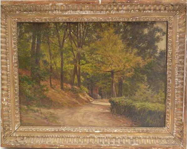 Sous-bois En Limousin Oil Painting by Gabriel Mathieu