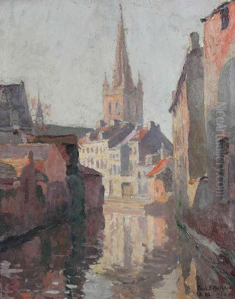 'matin e De Soleil/louvain' Oil Painting by Paul Mathieu