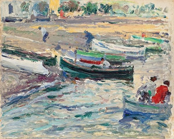 Marina Oil Painting by Segundo Matilla