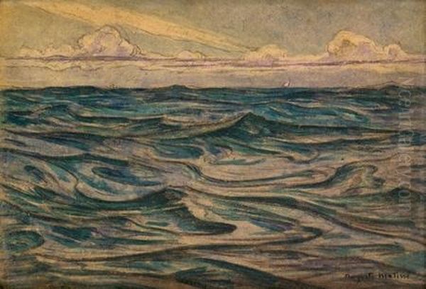 La Mer Oil Painting by Auguste Matisse