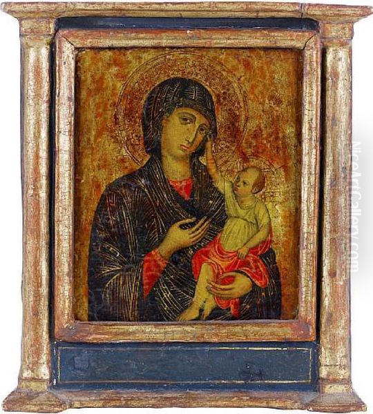 The Madonna And Child Oil Painting by Matteo Di Giovanni Di Bartolo