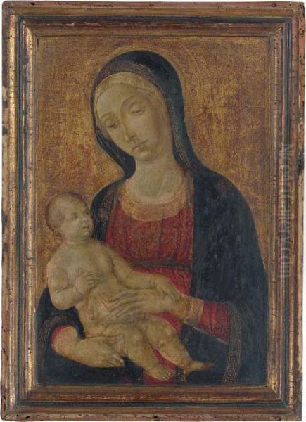 The Madonna And Child Oil Painting by Matteo Di Giovanni Di Bartolo