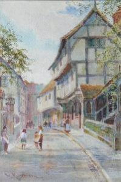 Prior Row, Coventry Oil Painting by William Matthison