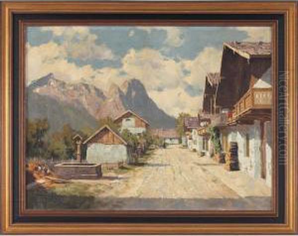 Roggenstein Oil Painting by Hans Maurus