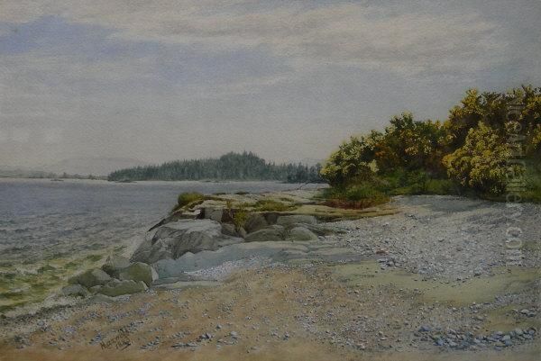 The Pebble Shore Oil Painting by Hamilton Maxwell