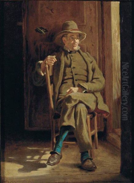 The Man Of The House Oil Painting by Frank Blackwell Mayer