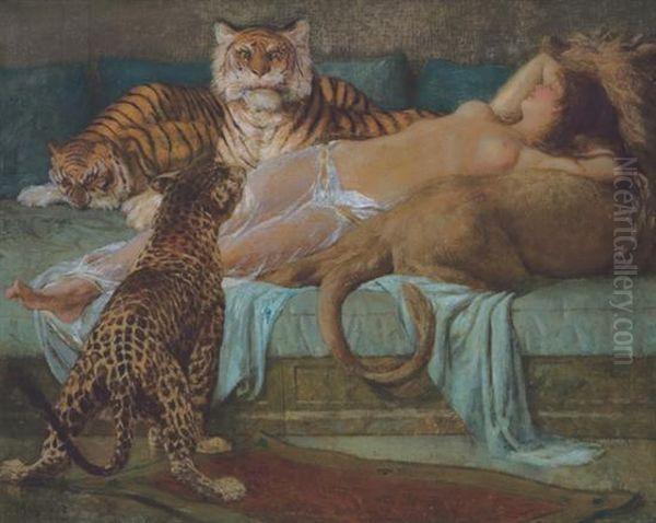 ''circe'' Oil Painting by George Willoughby Maynard