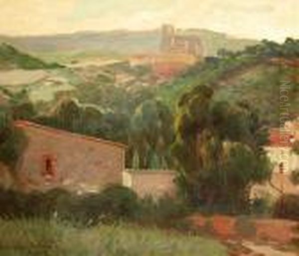 Paisaje Rural Oil Painting by Josep Triado Mayol