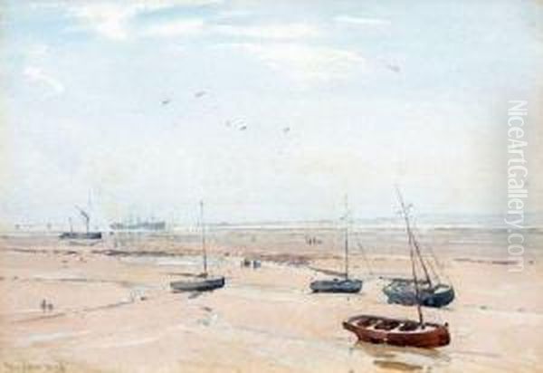 Leigh-on-sea Oil Painting by William Frederick Mayor