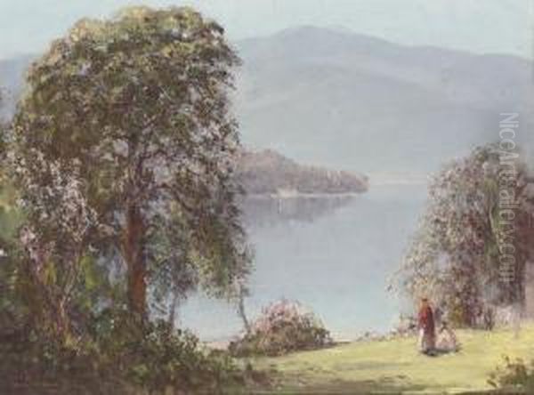 Lake Maggiore Oil Painting by Walter McAdam