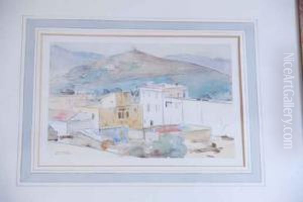 Maccoll British From The Monopoledes Tabacs Tangier Oil Painting by Dugald Sutherland Mccoll