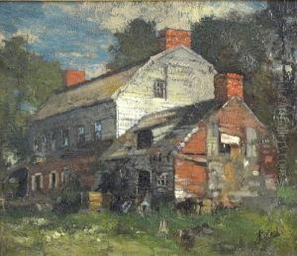 The Old Farmhouse Oil Painting by George Herbert McCord