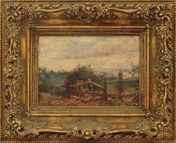 View Of Hawthorn Oil Painting by Frederick McCubbin