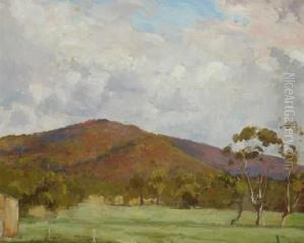 Victorian Landscape Oil Painting by Louis Mccubbin