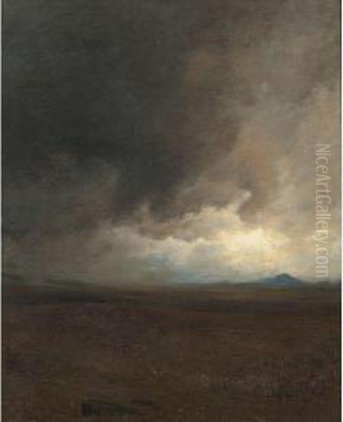 Storm Clouds Oil Painting by Jervis McEntee