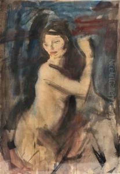 Nude Study Oil Painting by Ambrose McEvoy