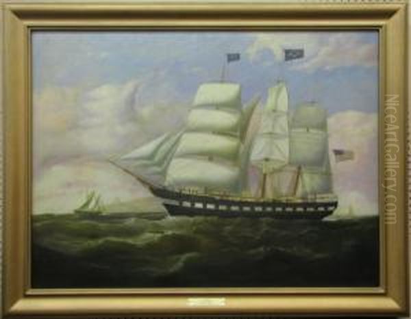 Hove To For Pilot Off Point Linus Oil Painting by Duncan Mcfarlane