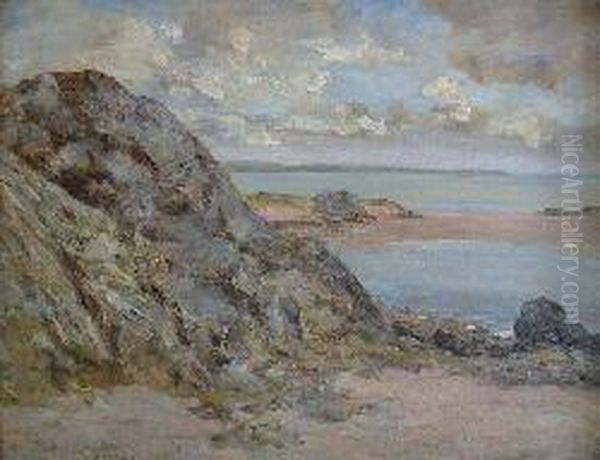 On The Solway Coast Oil Painting by Harry Mcgregor