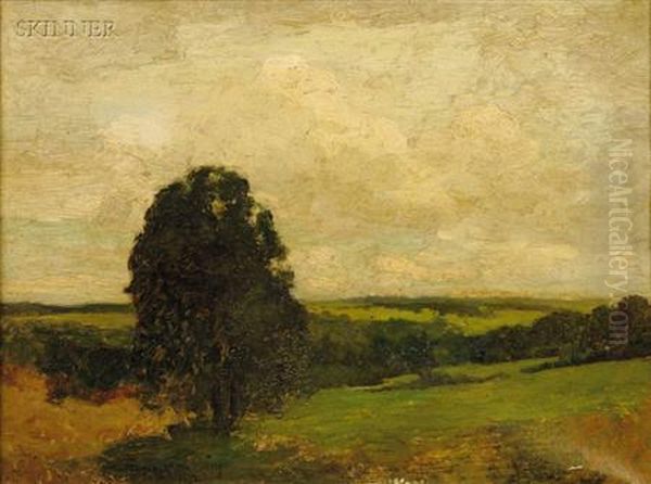 A Summer Sky Oil Painting by Charles Morgan Mcilhenney