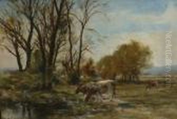 Cattle Watering Oil Painting by William Darling McKay