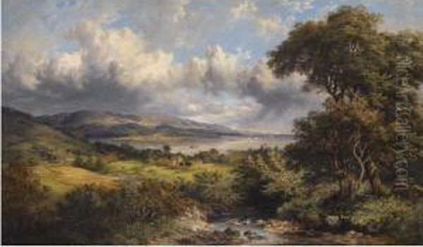 The Forth From Stirlingshire Oil Painting by Kenneth Macleay