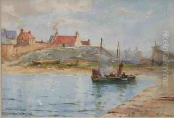 Elie Harbour Oil Painting by James MacMaster