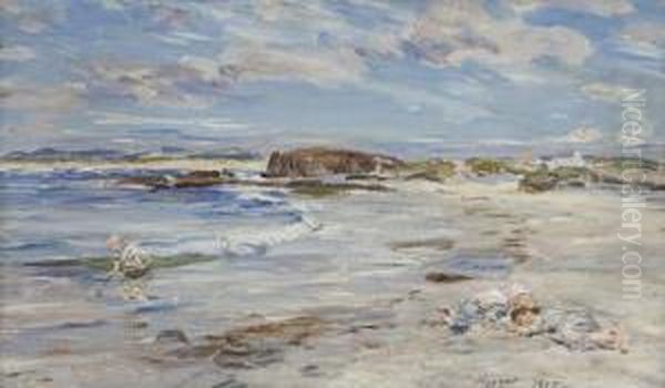 A Summer's Day, Bay Voyach Oil Painting by William McTaggart