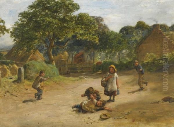 The Press Gang Oil Painting by William McTaggart