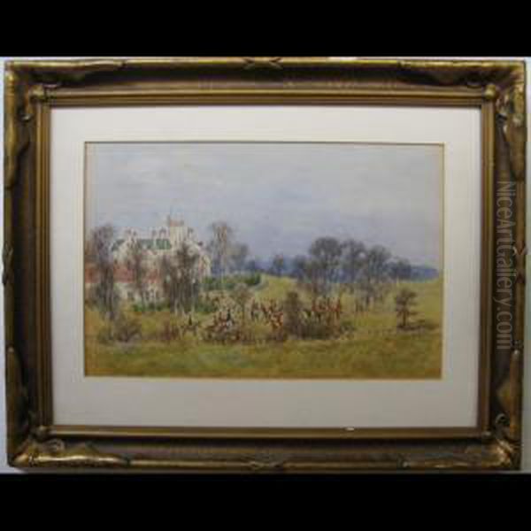 The Fox Hunt Oil Painting by Robert Mitchell Meadows