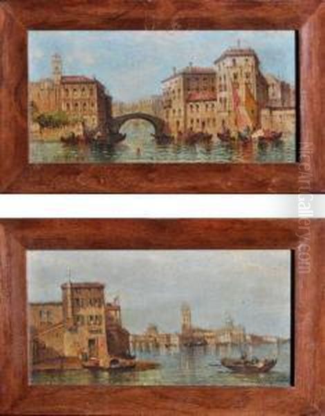 Venetian Scenes Oil Painting by William Meadows