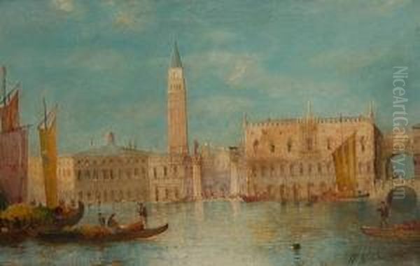 Grand Canal, Venice Oil Painting by William Meadows