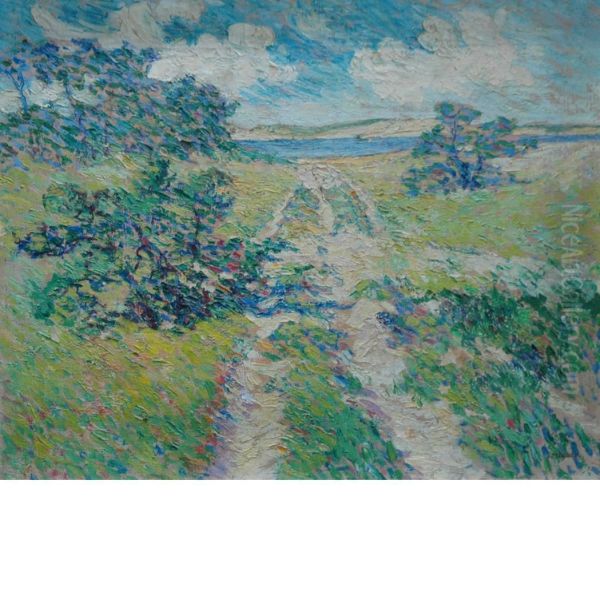 Road To The Coast Oil Painting by Lillian Burk Meeser