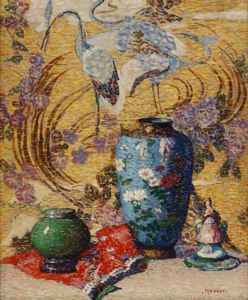 Still Life Oil Painting by Lillian Burk Meeser