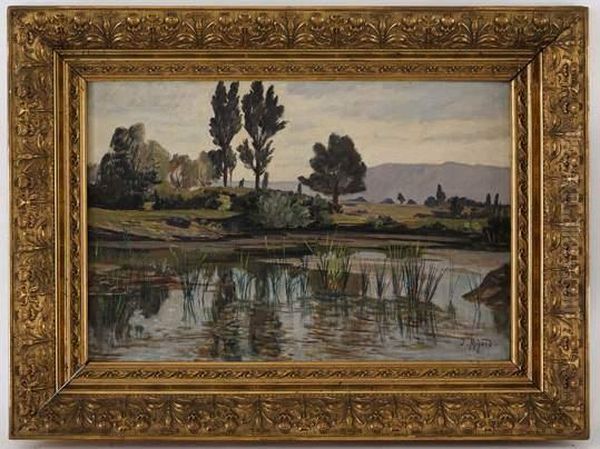 Paysage Oil Painting by Joseph Megard