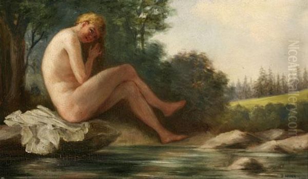 The Nymph Oil Painting by Jakob Meier