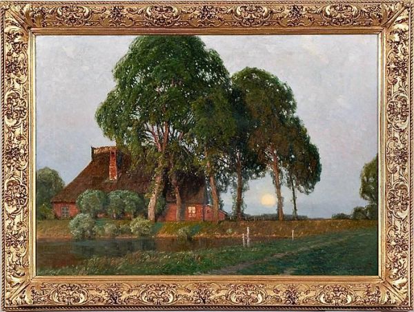 Landscape Oil Painting by Georg M. Meinzolt