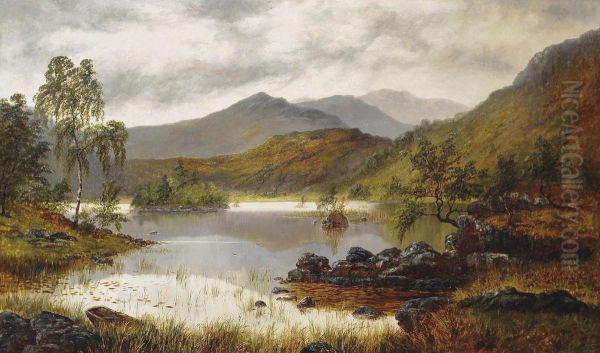 Rydal Lake Oil Painting by William Mellor