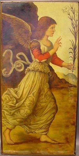 Angel Of The Annunciation Oil Painting by Melozzo da Forli