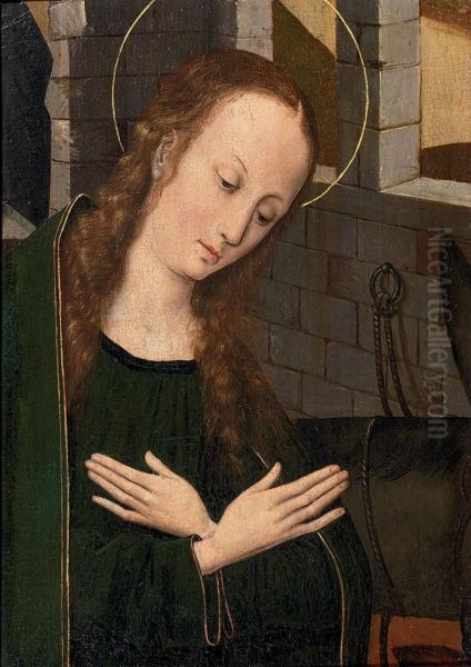 The Virgin At Prayer Oil Painting by Hans Memling