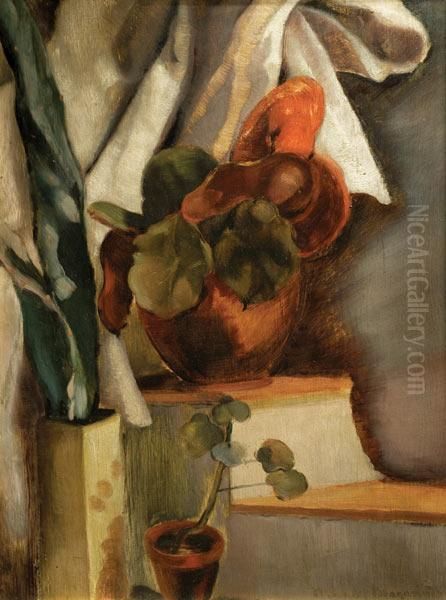 Bodegon Oil Painting by Melchor Mendez Magarinos