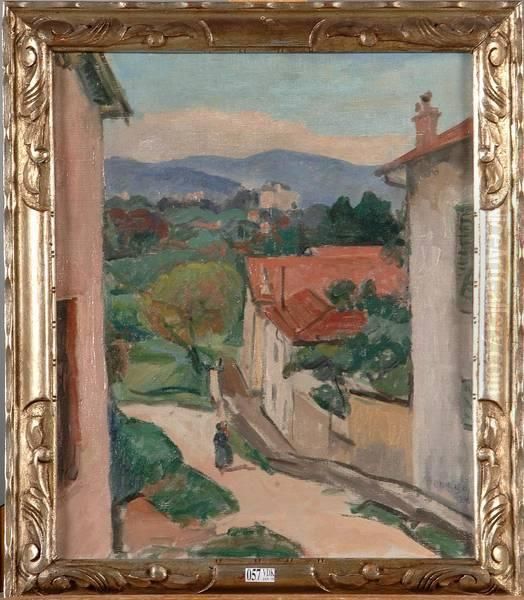 Ruelle Animee En Provence by Maurice Mendjisky