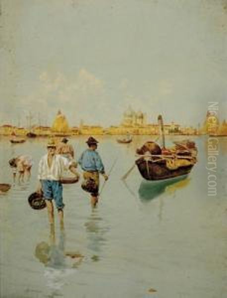 Venice Oil Painting by Carlo Menegazzi