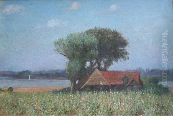 Off East Mersea Oil Painting by Gaetano Meo