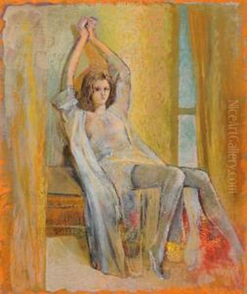 Figura Oil Painting by Gaetano Meo